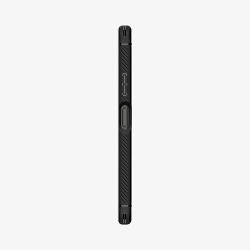 ACS02841 - Sony Xperia 1 III Case Rugged Armor in matte black showing the back